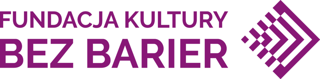 Logo fundacji kultury bez barier