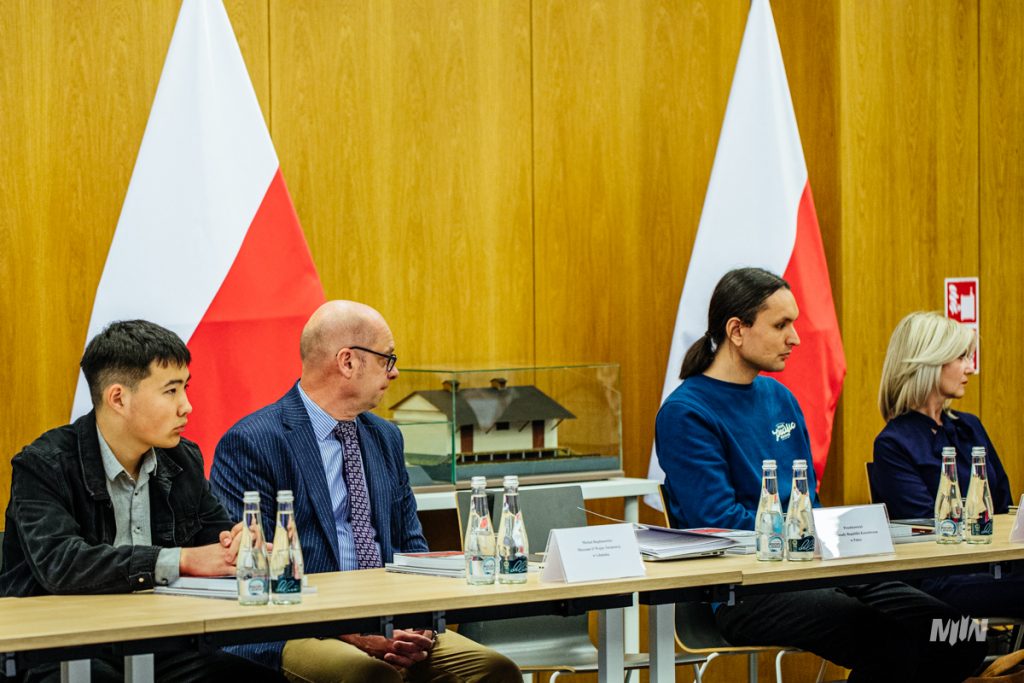 Posiedzenie Polsko-Kazachstańskiej Komisji Historycznej w Muzeum II Wojny Światowej w Gdańsku, 18 maja 2023 roku. 