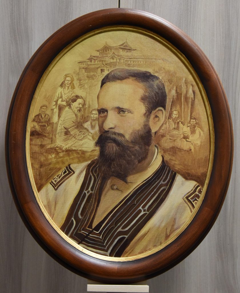 Portret Bronisława Piłsudskiego namalowany przez Paulinę Kopestyńską. Ze zbiorów Muzeum Pamięci Sybiru